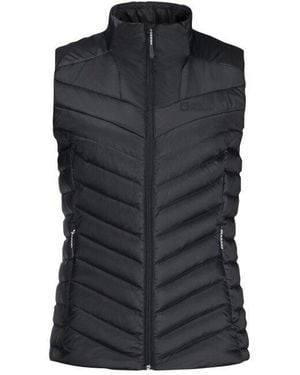 Jack Wolfskin Passamani Quilted Water-Resistant Gilet - Black