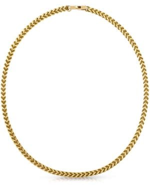 Guess 21-Inch Foxtail Chain Necklace - Metallic