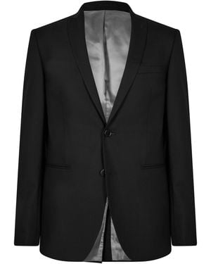 Without Prejudice Priory Skinny Fit Suit Jacket - Black