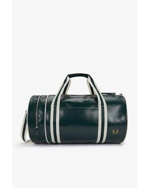 Fred Perry Classic Barrel Bag - Green