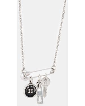 Marc Jacobs Marc Btn Chrm Nkl - Metallic