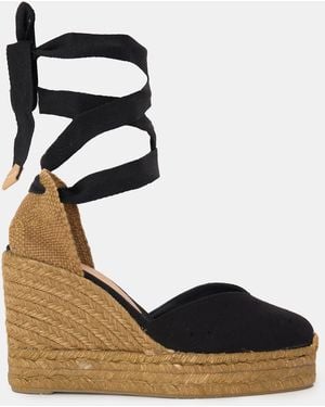 Castañer Chiara Wedge Heeled Sandals - Black