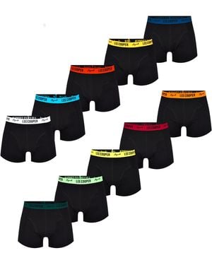 Lee Cooper Essential Boxer Trunk 10-Pack - Blue