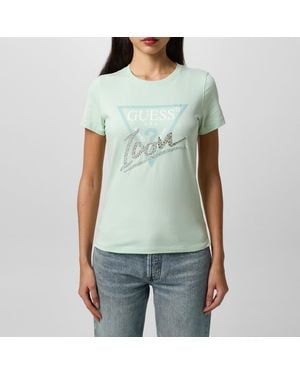 Guess Icon Regular Fit T-Shirt - Green