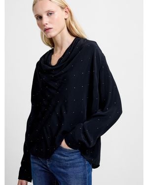 French Connection Long Sleeve Blouse - Blue