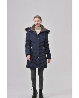 Harvey and Jones Puffer Jacket - Blue