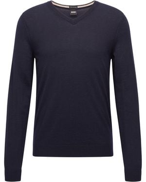 BOSS Melba P Knitted Top - Blue