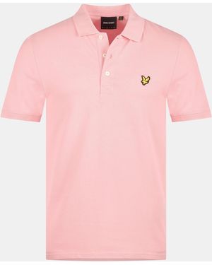 Lyle & Scott Basic Short Sleeve Polo Shirt - Pink