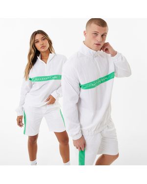 Slazenger 1881 Ft. Aitch Contrast Half Zip Track Top - White