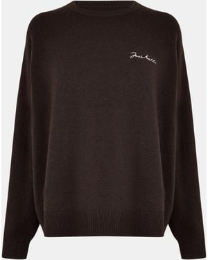 Jack Wills Classic Crew Neck Jumper - Black