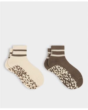 Sweaty Betty Grip Socks - Metallic