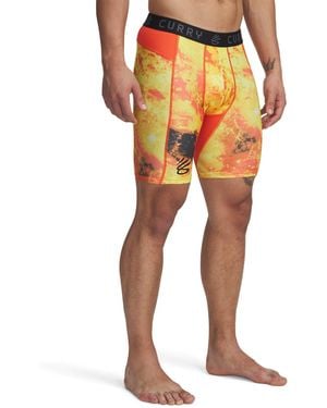 Under Armour Curry Heatgear Printed Shorts Adults - Orange