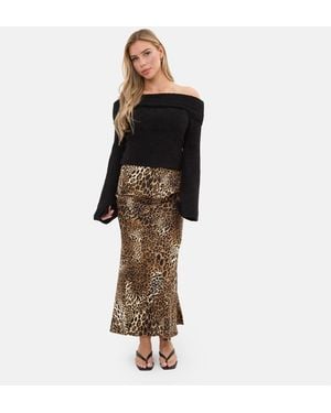 I Saw It First Boucle Bandeau Jumper - Black