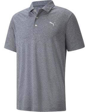 PUMA Performance Heather Polo Shirt - Grey