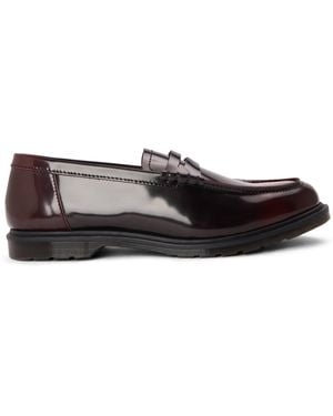 Dr. Martens Mayfare Rub Off Leather Loafers - Black