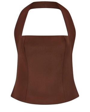 Odd Muse Ultimate Muse Halter Top - Brown