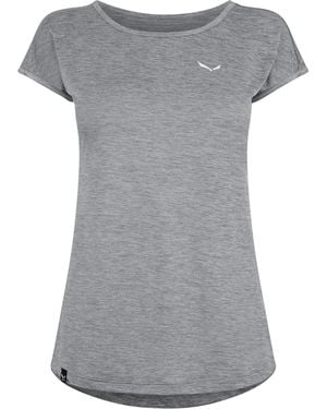 Salewa Puez Melange Dry T-Shirt - Grey