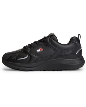 Tommy Hilfiger Tj Lth Runner Sn71 - Black