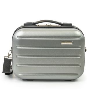 Pierre Cardin Voyager Hard Shell Cabin Case Flight Bag Luggage - Grey