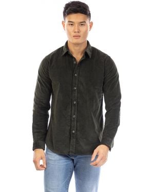 Peter Werth Plain Long Sleeve Shirt - Black