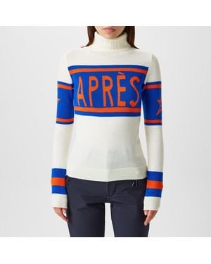 Perfect Moment Apres Merino Wool Jumper - Blue