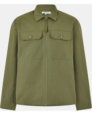 Jack Wills Shire Utility Overshirt - Green