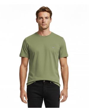 GANT Regular Fit Shield T-Shirt - Green