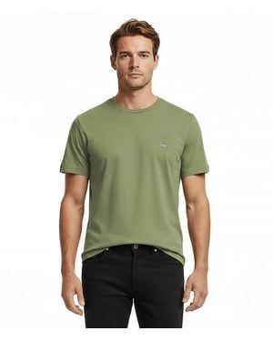 GANT Regular Fit Shield T-Shirt - Green