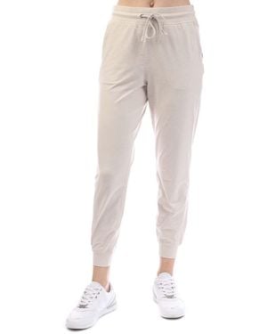 DKNY Cropped High Rise Slim-Fit Jogger - Natural