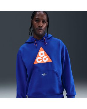 Nike Inter Milan X Acg Pullover Hoodie - Blue