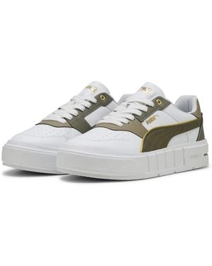 PUMA Cali Luxe Court Trainers - White