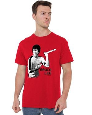 Other Bruce Lee Nunchucks T Shirt - Red