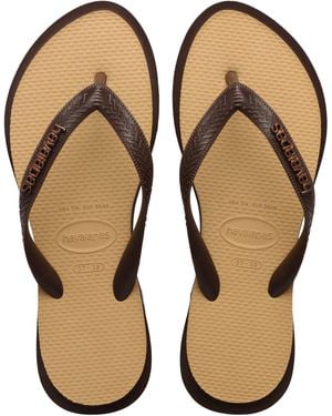 Havaianas Top Point Fusion Flip Flops - Natural