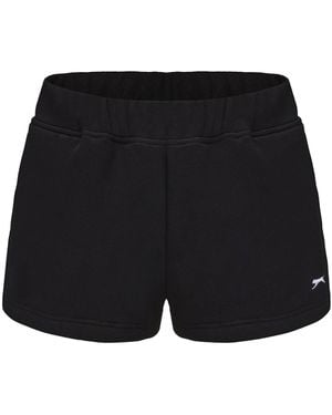 Slazenger 1881 Fleece Shorts - Black
