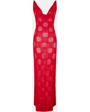 Asta Resort Klara Long Maxi Dress - Red