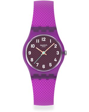 Swatch Essentials Quartz Watch - Purple