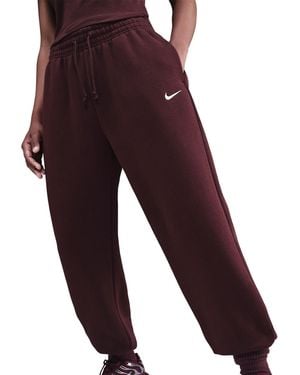 Nike Phoenix Fleece Joggers - Brown