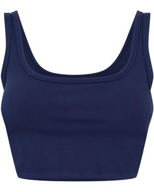 The Couture Club Sculpting Stretch Emblem Bra - Blue