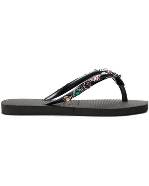 Havaianas Luxury Flip Flip Flops - Black
