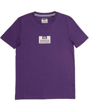 Weekend Offender The Heights T-Shirt - Purple