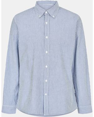Peter Werth Long Sleeve Plain Shirt - Blue
