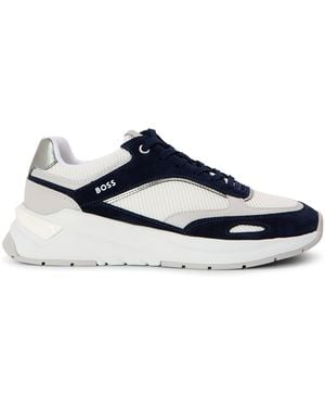 BOSS Skylar Low-Top Trainers - Blue