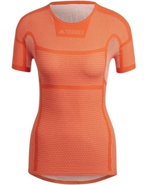 adidas Drynamo Short Sleeve Light Training Top - Orange