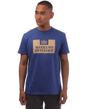 Weekend Offender Mcmoney T-Shirt - Blue
