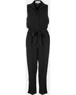 Bella Dahl Belted Jumpsuit - Black