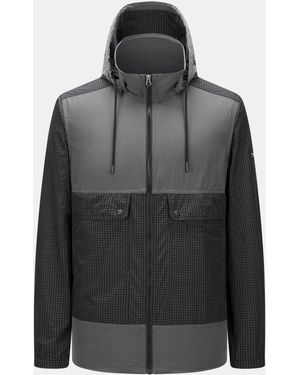 Firetrap Lightweight Wind Resistant Rain Anorak - Black