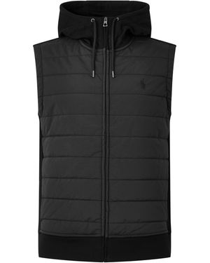 Polo Ralph Lauren Tech Hybrid Slim-Fit Gilet - Black