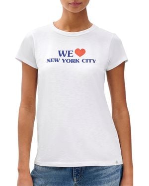 Rag & Bone Regular Fit Nyc T-Shirt - White