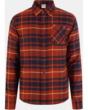 SoulCal & Co California Soul Check Long-Sleeve Patterned Shirt - Red