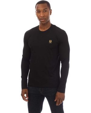 Belstaff Jersey Long Sleeve T Shirt - Black
